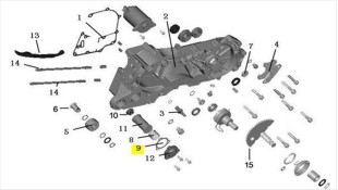 ΦΛΑΝΤΖΑ ΚΑΠΑΚΙΟΥ ΦΙΛΤΡΟΥ ΛΑΔΙΟΥ DAYTONA CARGO 125