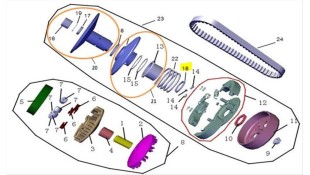 ΤΣΙΜΟΥΧΑ ΡΑΟΥΛΟΥ ΟΠΙΣΘΙΟΥ ΦΥΓΟΚΕΝΤΡΙΚΟΥ DAYTONA MIRO 130