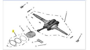 ΕΛΑΤΗΡΙΑ ΠΙΣΤΟΝΙΟΥ STD (ΣΕΤ) DAYTONA CARGO 125