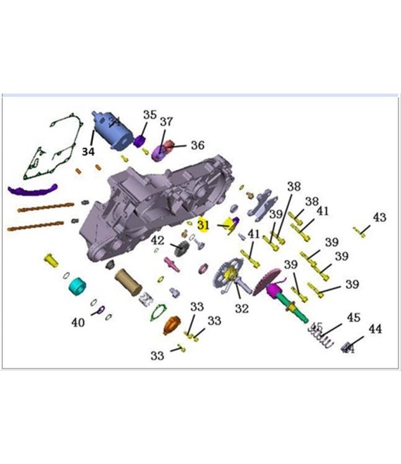 PLATE,STARTING SHAFT STOPPER DAYTONA MIRO 130 ΑΝΤΑΛΛΑΚΤΙΚΑ PLATE,STARTING SHAFT STOPPER DAYTONA MIRO 130