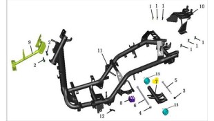 ΒΑΣΗ ΚΙΝΗΤΗΡΑ DAYTONA MIRO 130 ΑΝΤΑΛΛΑΚΤΙΚΑ