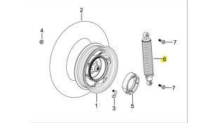 ΑΜΟΡΤΙΣΕΡ ΟΠΙΣΘΙΟ DAYTONA MIRO 125 ΑΝΤΑΛΛΑΚΤΙΚΑ