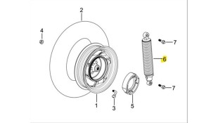 ΑΜΟΡΤΙΣΕΡ ΟΠΙΣΘΙΟ DAYTONA MIRO 125