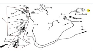 ΚΑΘΡΕΦΤΗΣ ΑΡΙΣΤΕΡΟΣ DAYTONA MIRO 125i ΑΝΤΑΛΛΑΚΤΙΚΑ