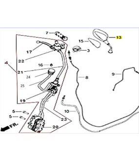 ΚΑΘΡΕΦΤΗΣ ΔΕΞΙΟΣ DAYTONA MIRO 125i ΑΝΤΑΛΛΑΚΤΙΚΑ ΚΑΘΡΕΦΤΗΣ ΔΕΞΙΟΣ DAYTONA MIRO 125i