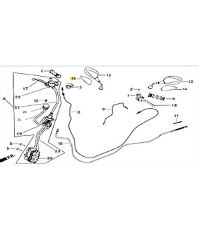 ΚΑΠΑΚΙ ΔΙΑΚΟΣΜΗΤΙΚΟ ΔΕΞΙΟΥ ΚΑΘΡΕΦΤΗ ΚΟΚΚΙΝΟ DAYTONA MIRO 125