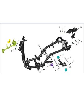 ΒΑΣΗ ΠΟΔΙΑΣ ΕΜΠΡΟΣΘΙΑΣ DAYTONA MIRO 130 ΑΝΤΑΛΛΑΚΤΙΚΑ