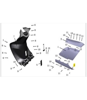 ΚΑΛΥΜΜΑ ΠΛΑΙΣΙΟΥ ΑΡΙΣΤΕΡΟ ΛΕΥΚΟ DAYTONA MIRO 130