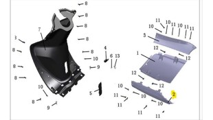 ΚΑΛΥΜΜΑ ΠΛΑΙΣΙΟΥ ΑΡΙΣΤΕΡΟ ΜΠΕΖ DAYTONA MIRO 130