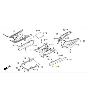ΚΑΛΥΜΜΑ ΠΛΑΙΣΙΟΥ ΑΡΙΣΤΕΡΟ ΛΕΥΚΟ DAYTONA MIRO