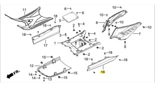 ΚΑΛΥΜΜΑ ΠΛΑΙΣΙΟΥ ΑΡΙΣΤΕΡΟ ΛΕΥΚΟ DAYTONA MIRO