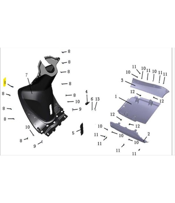 ΚΑΛΥΜΜΑ ΠΛΑΙΣΙΟΥ ΔΕΞΙΟ ΛΕΥΚΟ DAYTONA MIRO 130 ΑΝΤΑΛΛΑΚΤΙΚΑ ΚΑΛΥΜΜΑ ΠΛΑΙΣΙΟΥ ΔΕΞΙΟ ΛΕΥΚΟ DAYTONA MIRO 130