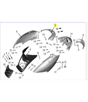 ΚΑΛΥΜΜΑ ΟΥΡΑΣ ΑΝΩ ΛΕΥΚΟ DAYTONA MIRO 130