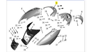 ΚΑΛΥΜΜΑ ΟΥΡΑΣ ΑΝΩ ΛΕΥΚΟ DAYTONA MIRO 130