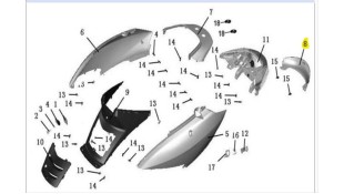 ΚΑΛΥΜΜΑ ΟΥΡΑΣ ΚΑΤΩ ΛΕΥΚΟ DAYTONA MIRO 130