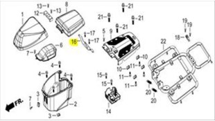 ΒΑΣΗ ΣΕΛΛΑΣ ΣΥΝΟΔΗΓΟΥ DAYTONA CARGO 125