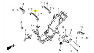 BRACKET, FOOTPEG FR. DAYTONA CARGO 125 ΑΝΤΑΛΛΑΚΤΙΚΑ