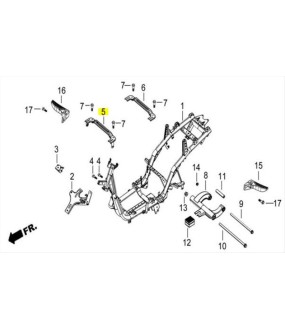 BRACKET, FOOTPEG FR. DAYTONA CARGO 125 ΑΝΤΑΛΛΑΚΤΙΚΑ