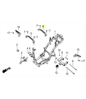 BRACKET, FOOTPEG RR. DAYTONA CARGO 125 ΑΝΤΑΛΛΑΚΤΙΚΑ