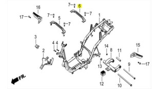 BRACKET, FOOTPEG RR. DAYTONA CARGO 125 ΑΝΤΑΛΛΑΚΤΙΚΑ