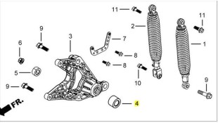 ΑΠΟΣΤΑΤΗΣ ΟΠΙΣΘΙΟΥ ΨΑΛΙΔΙΟΥ ΑΡΙΣΤΕΡΟ DAYTONA CARGO