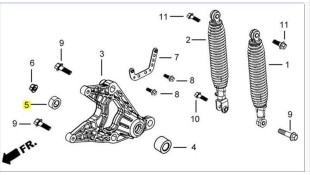 ΑΠΟΣΑΤΗΣ ΟΠΙΣΘΙΟΥ ΨΑΛΙΔΙΟΥ ΕΞΩ DAYTONA CARGO