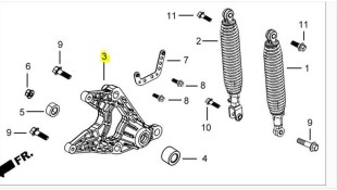 ΨΑΛΙΔΙ ΟΠΙΣΘΙΟ DAYTONA CARGO 125