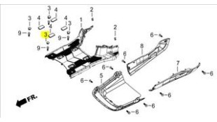 ΤΑΠΑ ΠΑΤΩΜΑΤΟΣ ΣΤΡΟΓΓΥΛΗ DAYTONA CARGO 125