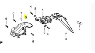 ΦΤΕΡΟ ΟΠΙΣΘΙΟ ΕΣΩΤΕΡΙΚΟ DAYTONA CARGO 125