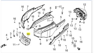 ΚΑΛΥΜΜΑ ΣΕΛΛΑΣ ΚΕΝΤΡΙΚΟ DAYTONA CARGO 125