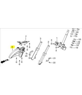 ΦΤΕΡΟ ΕΜΠΡΟΣΘΙΟ ΛΕΥΚΟ DAYTONA CARGO 125