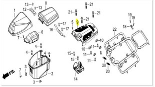 ΚΑΛΥΜΜΑ ΣΧΑΡΑΣ DAYTONA CARGO 125