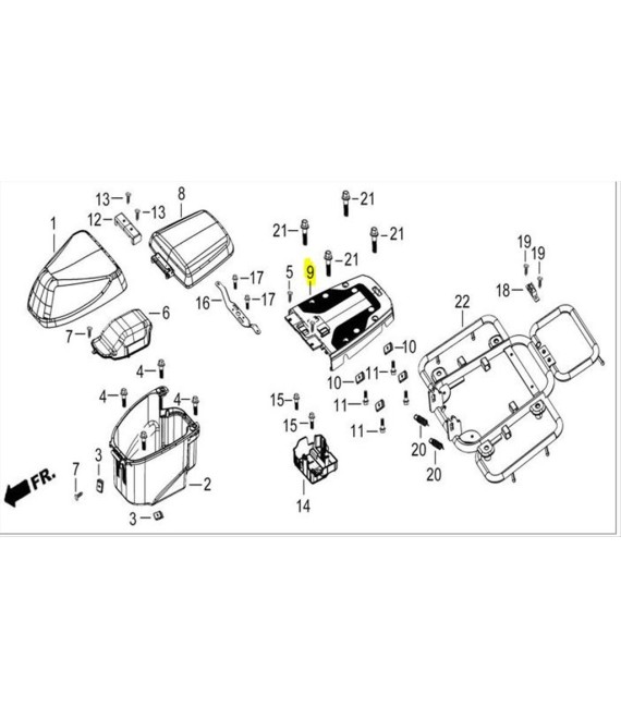 ΚΑΛΥΜΜΑ ΣΧΑΡΑΣ DAYTONA CARGO 125 ΑΝΤΑΛΛΑΚΤΙΚΑ ΚΑΛΥΜΜΑ ΣΧΑΡΑΣ DAYTONA CARGO 125