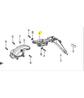 ΛΑΣΠΩΤΗΡΑΣ-ΒΑΣΗ ΠΙΝΑΚΙΔΟΣ DAYTONA CARGO 125