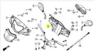 ΒΑΣΗ ΚΟΝΤΕΡ DAYTONA CARGO 125