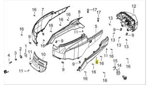 ΚΑΛΥΜΜΑ ΣΕΛΛΑΣ ΑΡΙΣΤΕΡΟ ΚΑΤΩ DAYTONA CARGO 125