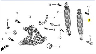 ΑΜΟΡΤΙΣΕΡ ΟΠΙΣΘΙΟ ΑΡΙΣΤΕΡΟ DAYTONA CARGO