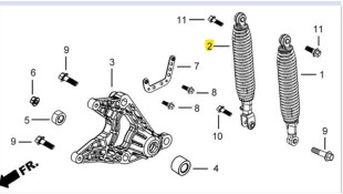 ΑΜΟΡΤΙΣΕΡ ΟΠΙΣΘΙΟ ΔΕΞΙΟ DAYTONA CARGO