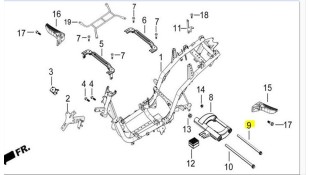 ΑΞΟΝΑΣ ΒΑΣΗΣ ΜΗΧΑΝΗΣ DAYTONA CARGO 125