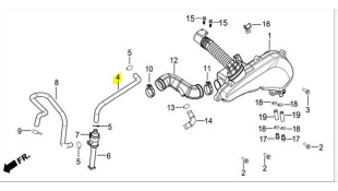 CONNECTING PIPE, AIR CLEANER DAYTONA CARGO 125 CONNECTING PIPE, AIR CLEANER DAYTONA CARGO 125