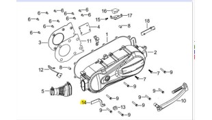 OIL-WATER SEPARATOR BRACKET DAYTONA CARGO 125