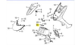 ΚΑΠΑΚΙ ΜΙΚΡΟ ΤΟΥ ΕΣΩΤΕΡΙΚΟΥ ΦΤΕΡΟΥ DAYTONA MIRO 125 ΑΝΤΑΛΛΑΚΤΙΚΑ