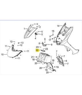 ΚΑΠΑΚΙ ΜΙΚΡΟ ΤΟΥ ΕΣΩΤΕΡΙΚΟΥ ΦΤΕΡΟΥ DAYTONA MIRO 125