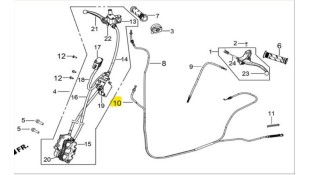 ΝΤΙΖΑ ΦΡΕΝΟΥ ΠΙΣΩ DAYTONA CARGO 125