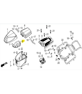 ΚΑΠΑΚΙ ΕΣΩΤΕΡΙΚΟ ΚΑΔΟΥ ΣΕΛΛΑΣ DAYTONA CARGO 125
