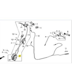 ΔΑΓΚΑΝΑ ΕΜΠΡΟΣΘΙΟΥ ΦΡΕΝΟΥ DAYTONA CARGO/MIRO 125