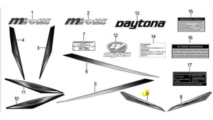 ΑΥΤΟΚΟΛΛΗΤΟ ΠΟΔΙΑΣ ΕΜΠΡΟΣΘΙΑΣ ΔΕΞΙΟ DAYTONA MIRO 125
