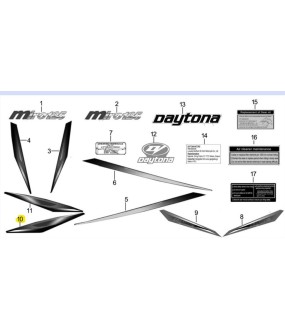 ΑΥΤΟΚΟΛΛΗΤΟ ΣΕΛΛΑΣ ΑΡΙΣΤΕΡΟ ΚΑΤΩ DAYTONA MIRO 125