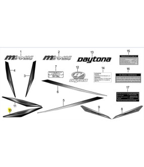 ΑΥΤΟΚΟΛΛΗΤΟ ΣΕΛΛΑΣ ΑΡΙΣΤΕΡΟ ΚΑΤΩ DAYTONA MIRO 125