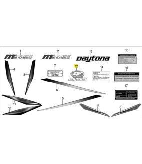ΑΥΤΟΚΟΛΛΗΤΟ ΠΛΑΙΣΙΟΥ ''DAYTONA'' DAYTONA MIRO 125